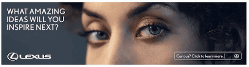 Lexus banner ad