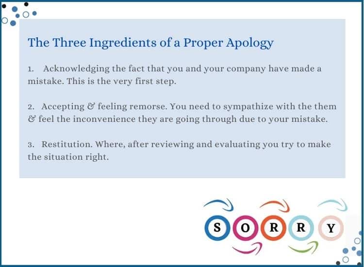 Tips for writing proper apology letter