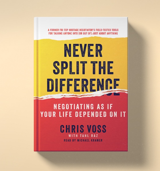 Never Split The Difference book cover image