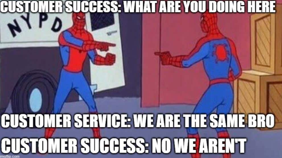 customer success vs customr support memne