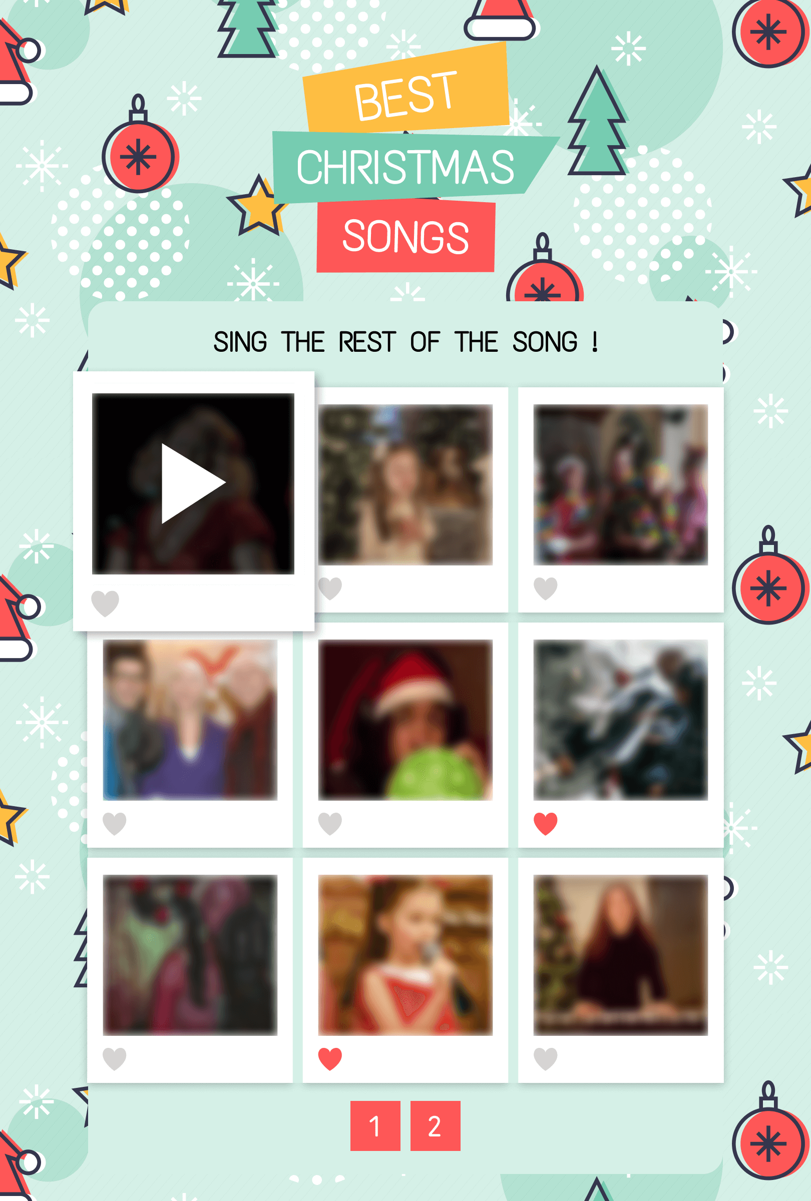 Christmas song holiday contest
