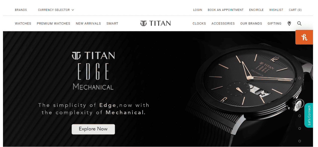 Example of product line extension by Titan