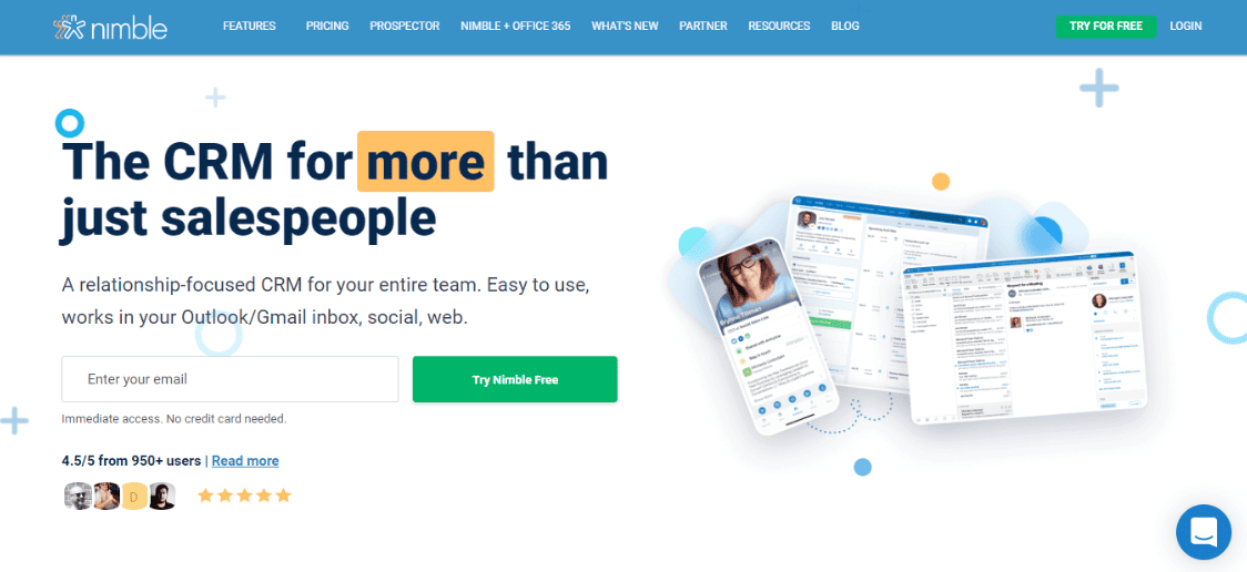 Nimble - financial advisor CRM platform