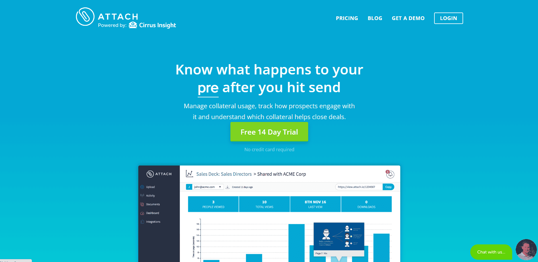 Attach.io Homepage