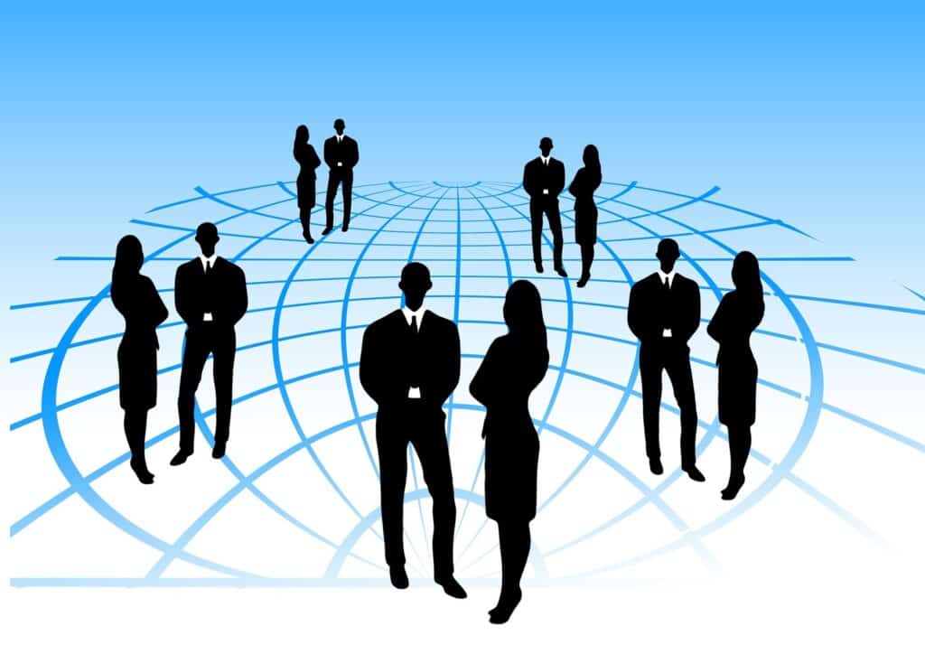 image depicting business networking