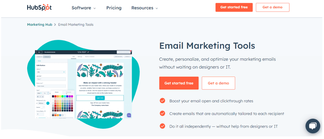 AWeber Vs HubSpot email automation tool