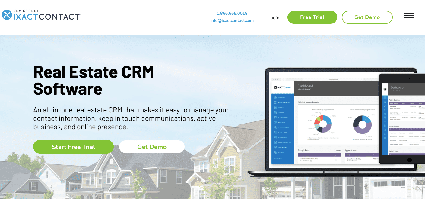 IXACT Contact CRM for real estate 