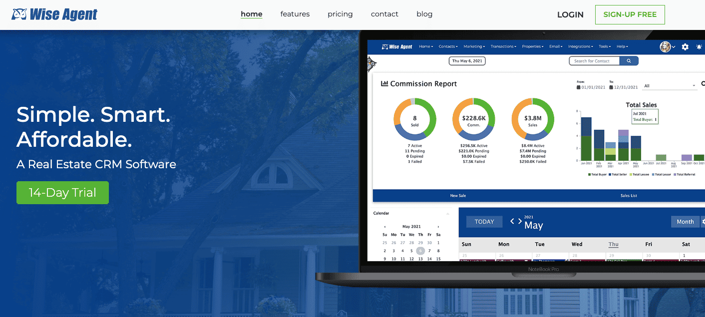 Wise Agent CRM for real estate 