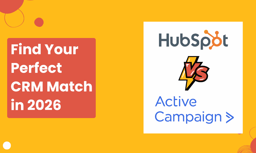 HubSpot Vs ActiveCampaign blog by EngageBay - hero image