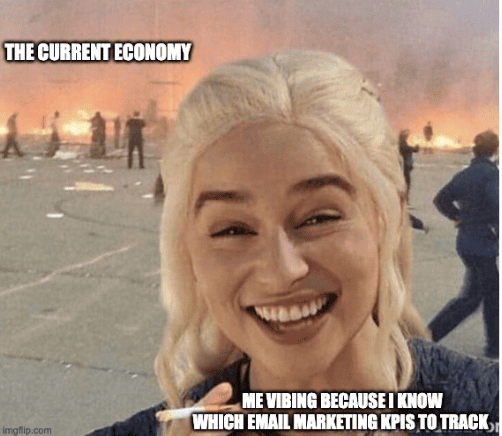 meme on email marketing KPIs