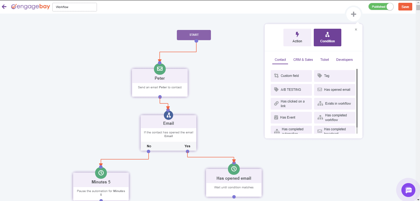EngageBay marketing automation solution for eCommerce