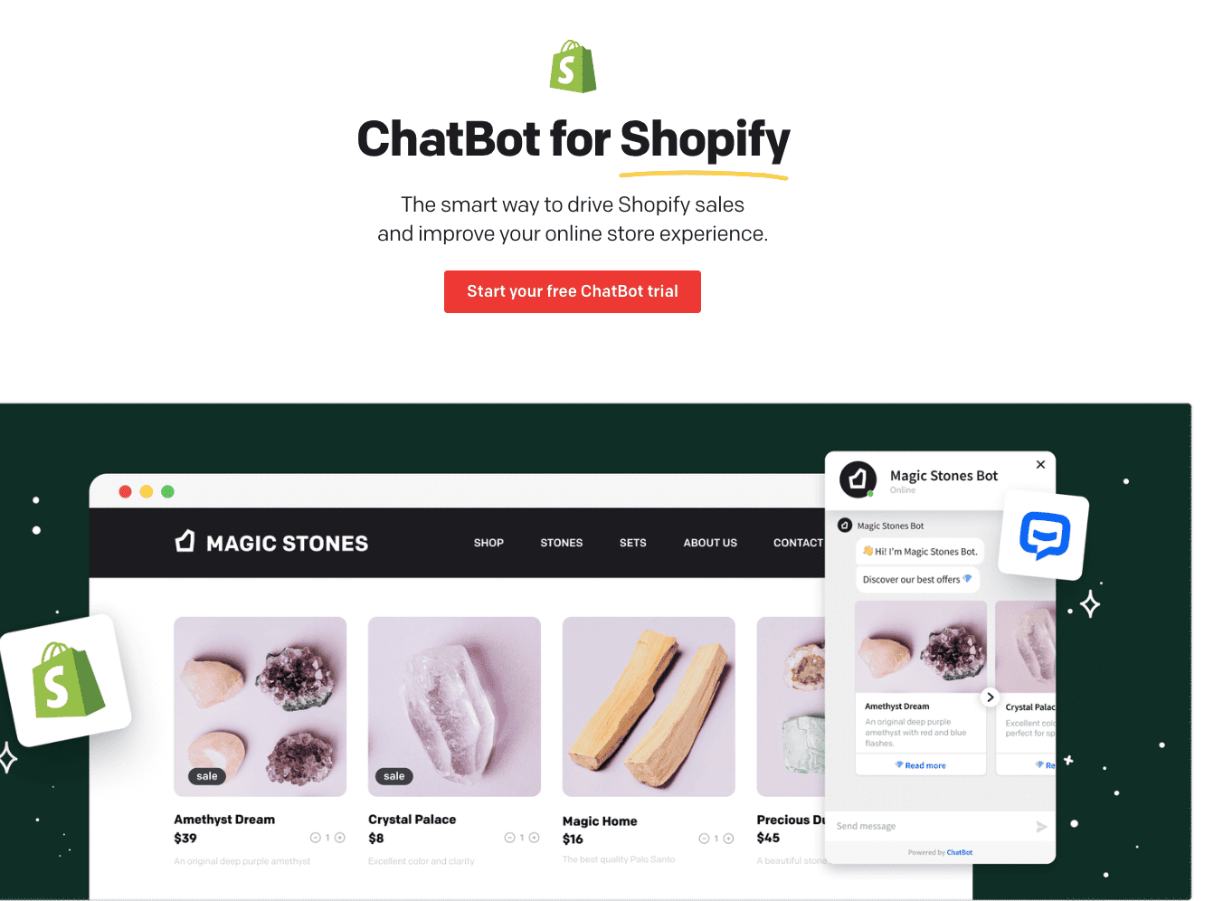 ChatBot for Shopify