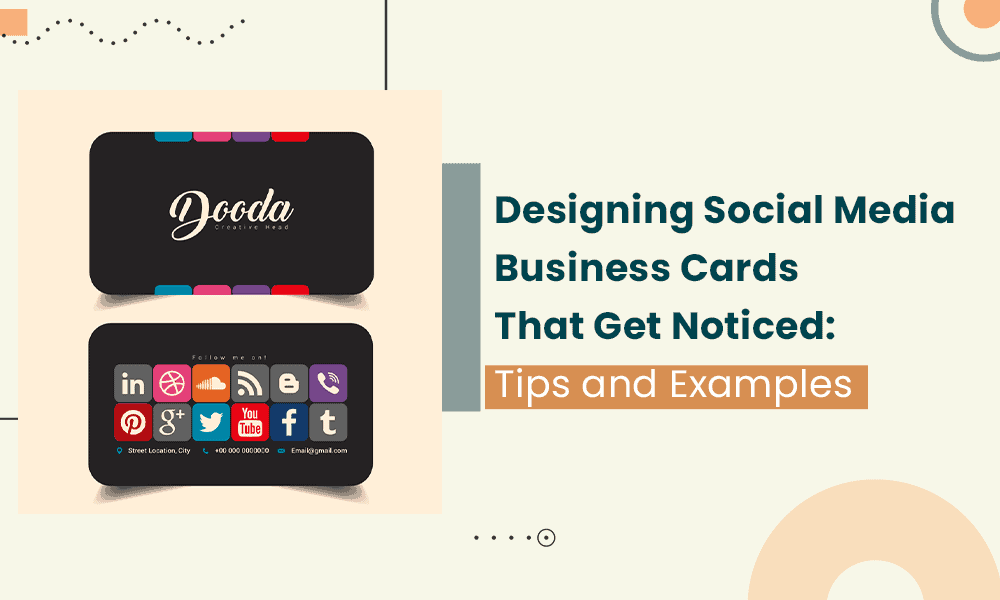 Designing Social Media Business Cards That Get Noticed