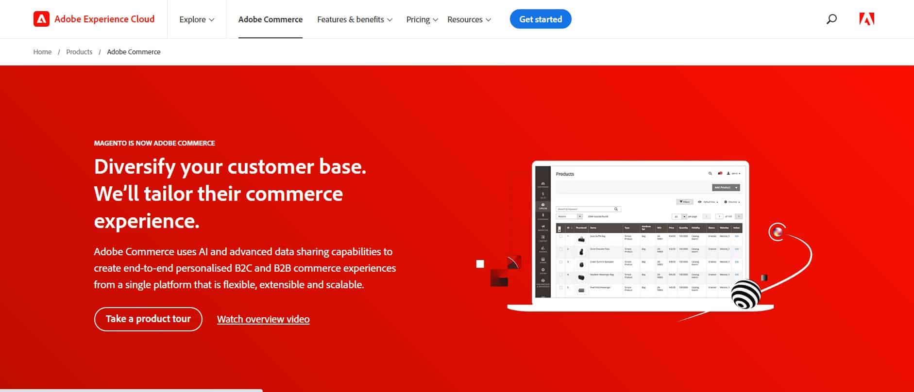 Magento CMS for eCommerce (Adobe Commerce)