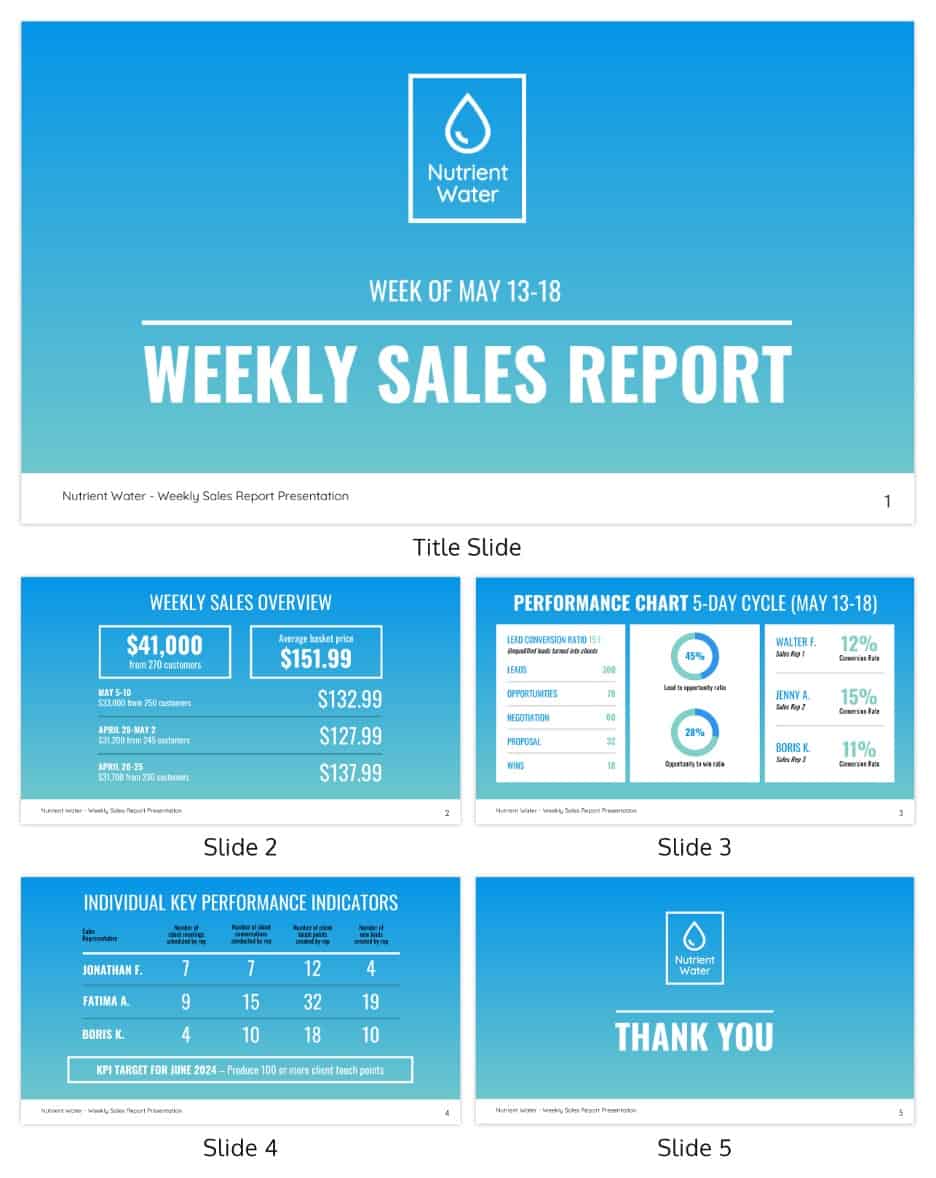 weekly sales report infographic by venngage