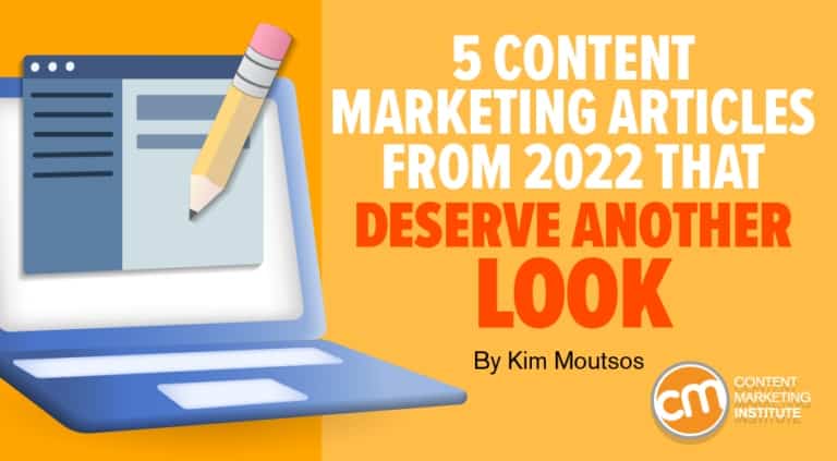 top content email marketing campaign by Content Marketing Institute