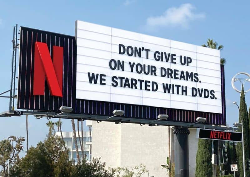 Netflix marketing billboard