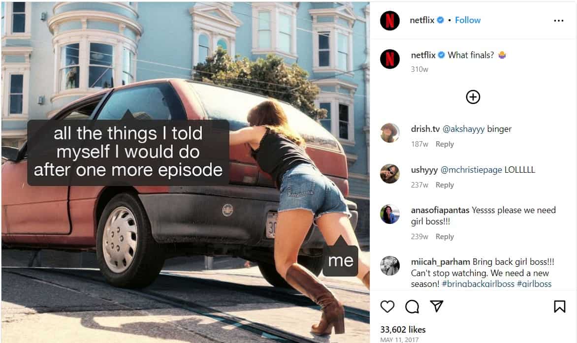 Netflix meme marketing