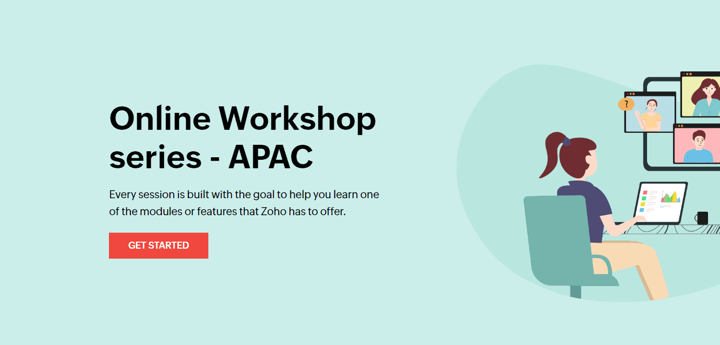 Workshops by Zoho