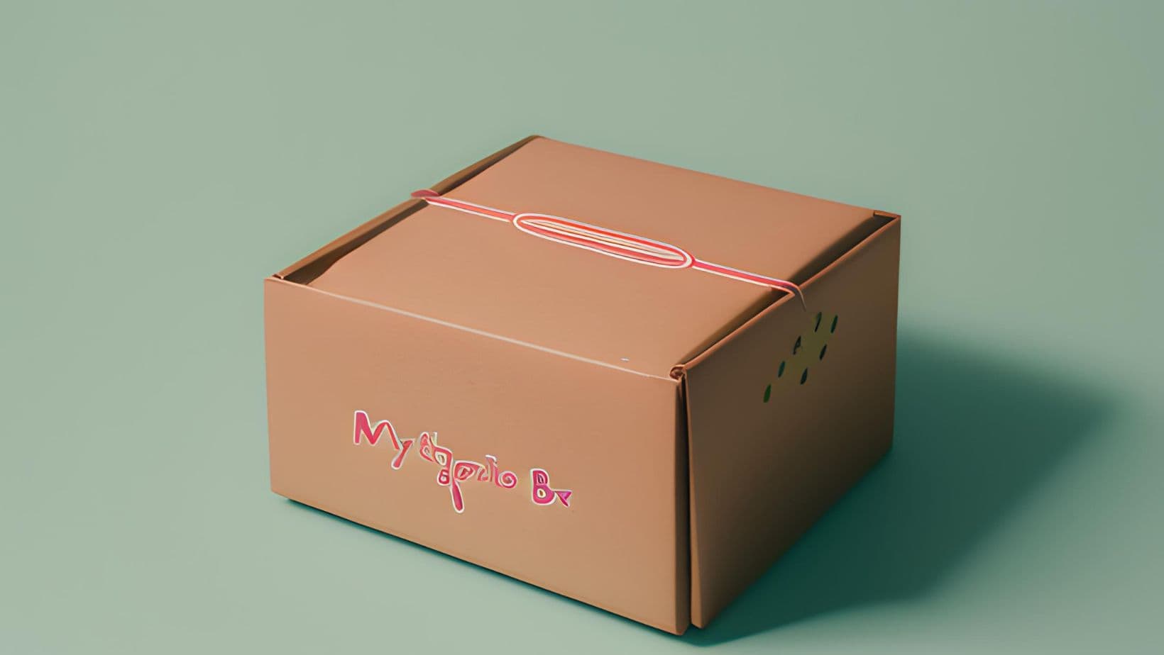 a mystery box made for creative marketing of baked goodies