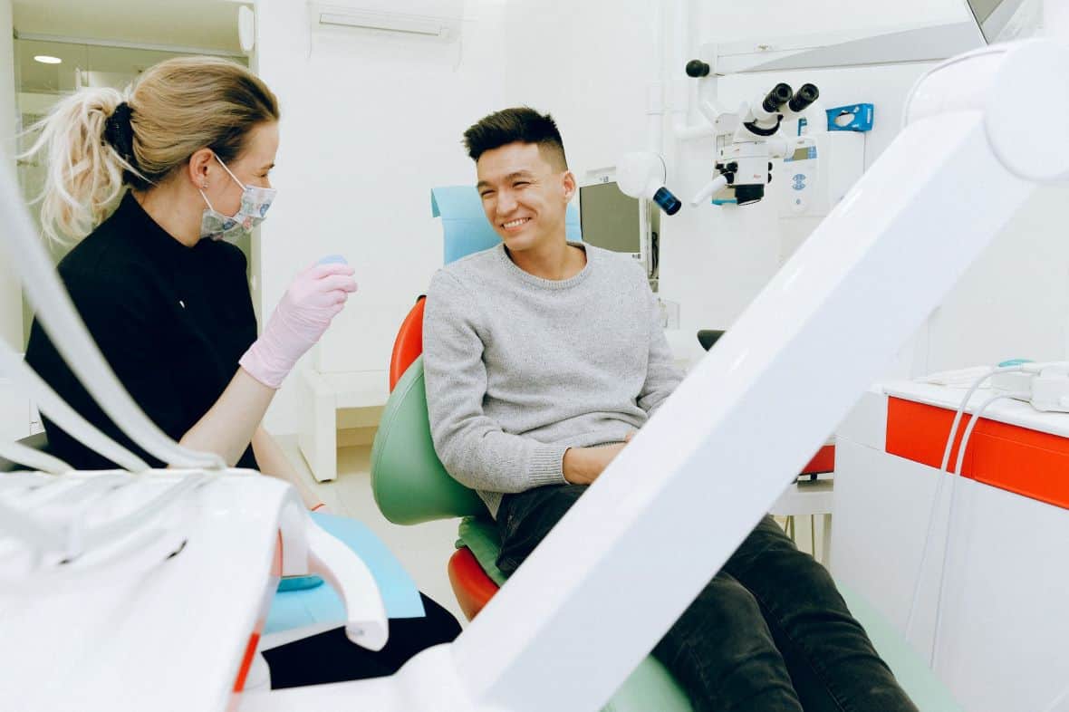 photo of a doctor and patient inside a hospital