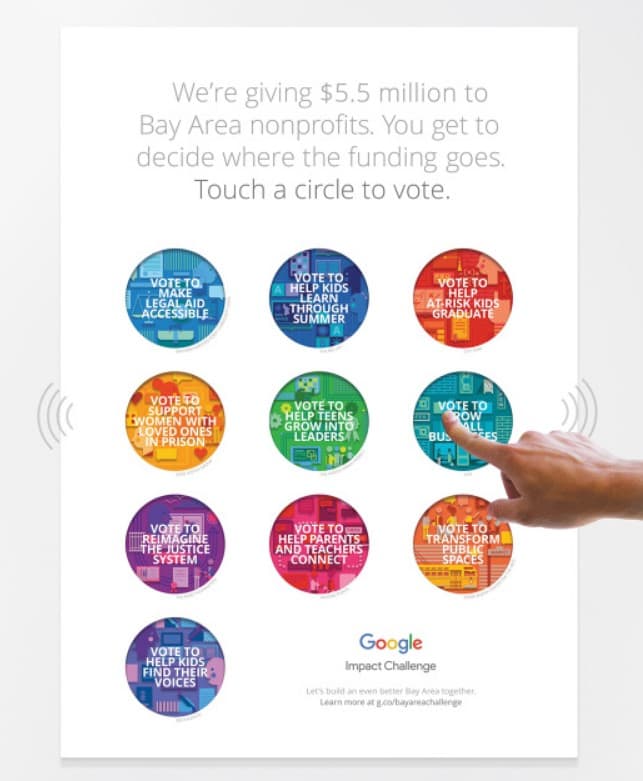 Google Impact Challenge event poster