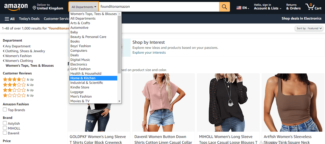 How to find an Amazon influencer