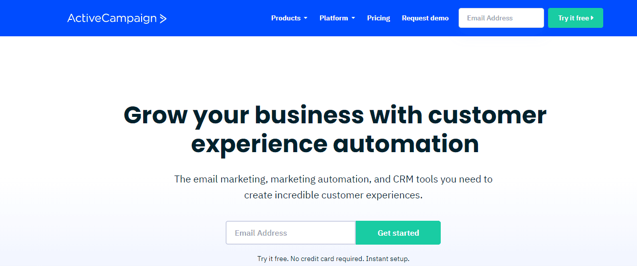 Marketing automation software ActiveCampaign