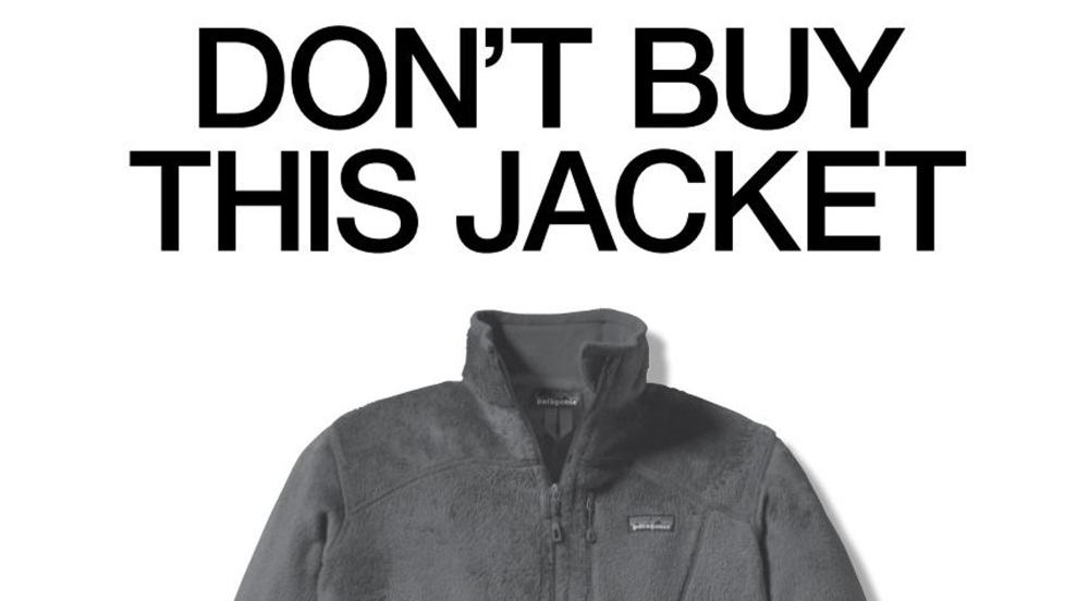 Patagonia ad don't buy this jacket