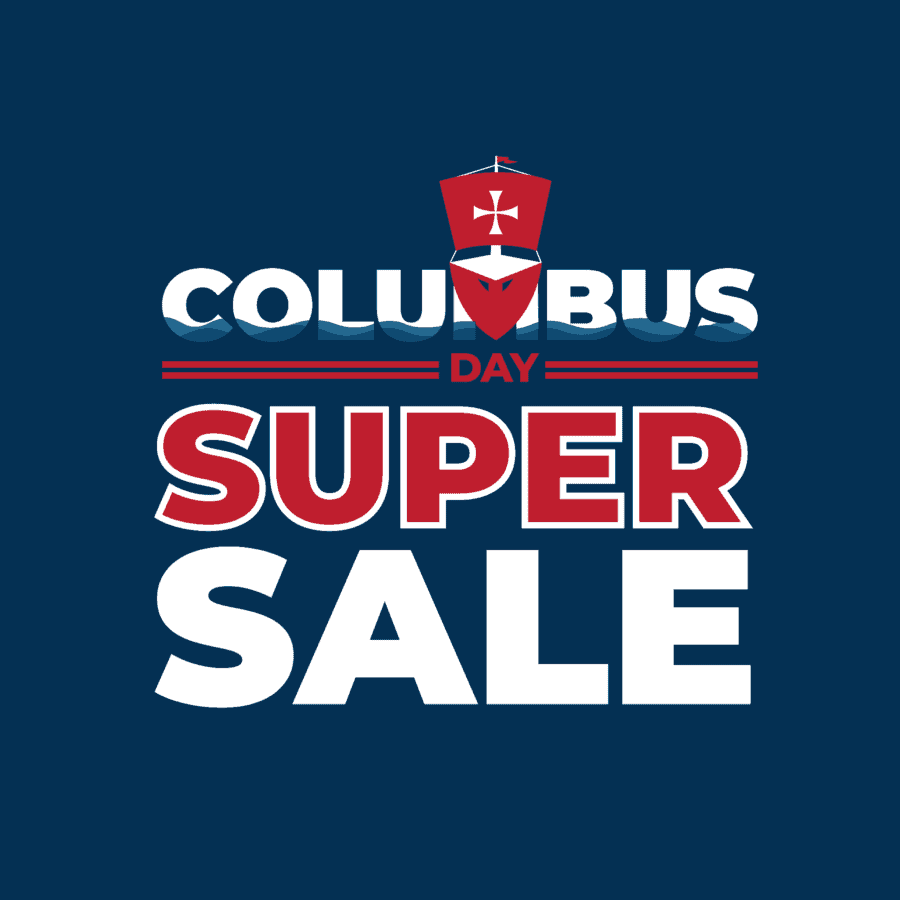 Columbus Day sale example image