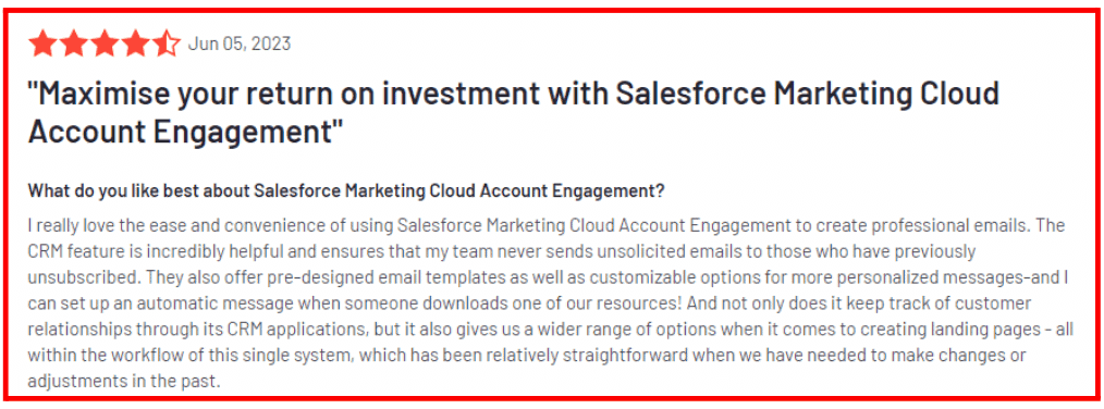 ActiveCampaign pros