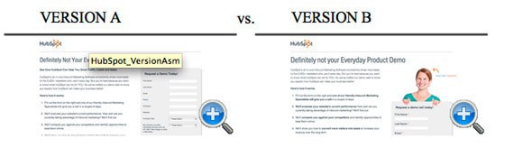 landing page a/b testing