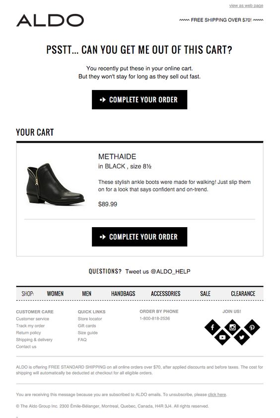 Mastering the eCommerce Abandoned Cart Email