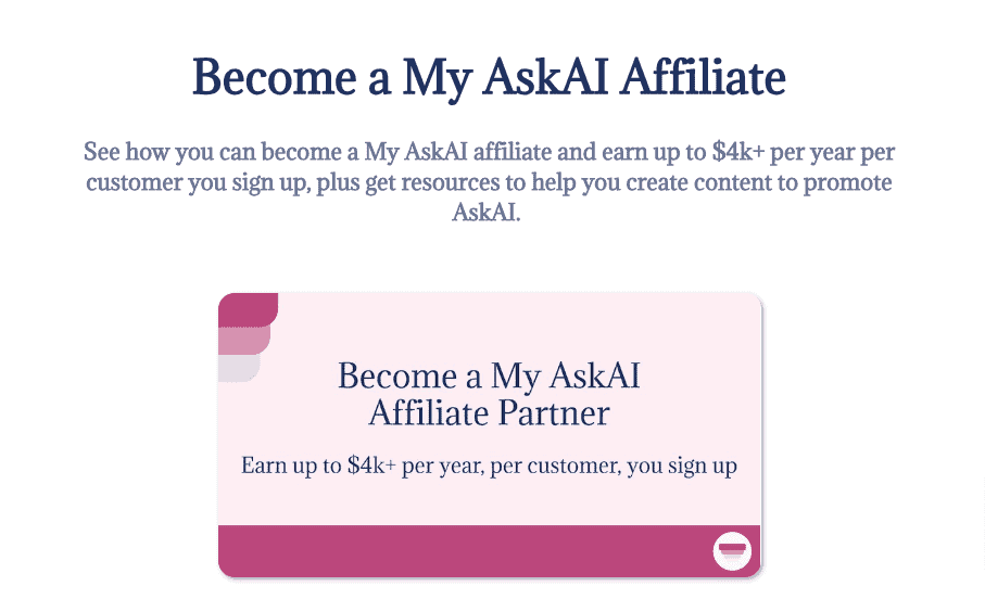 My AskAI affiliate marketing program