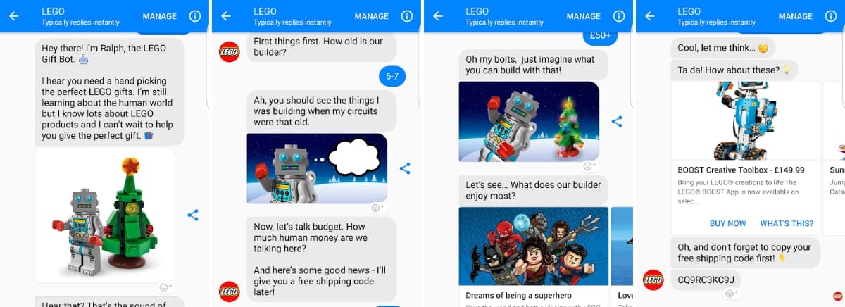 Lego chatbot