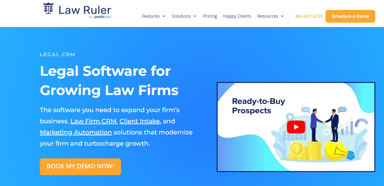 Law firm marketing automation software: Law Ruler