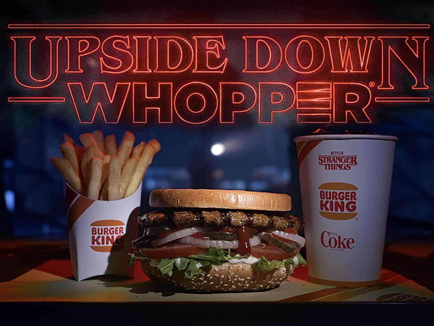 Netflix x Burger King collab (Stranger Things)