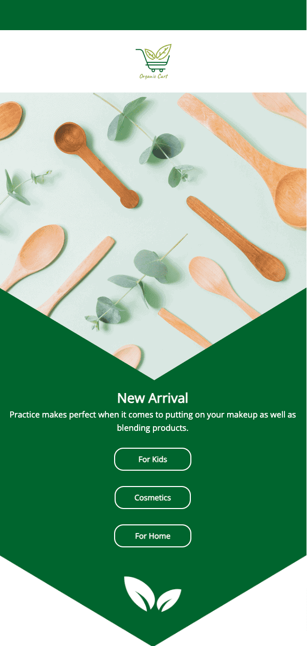 Newsletter email template from EngageBay