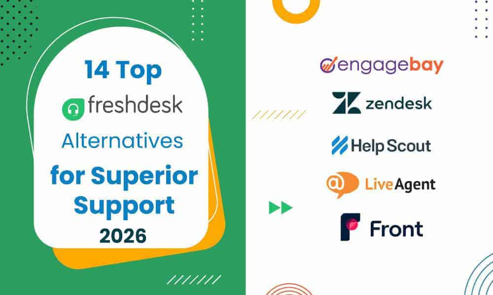 Freshdesk alternatives 2026 blog hero image - EngageBay blog