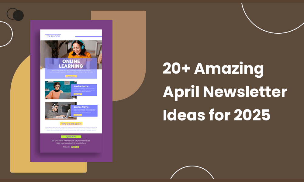 April newsletter ideas featured image