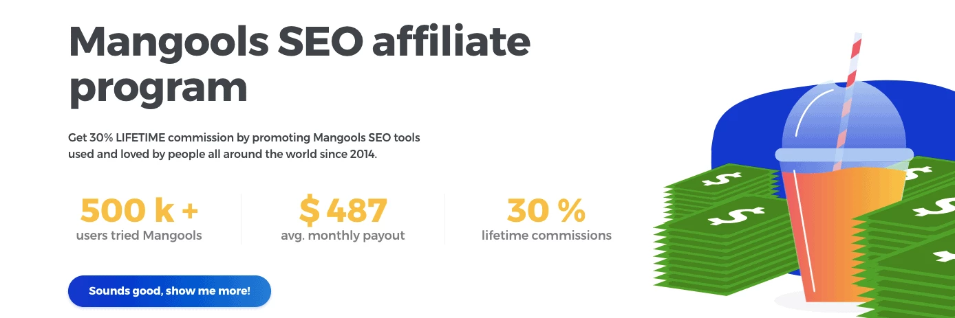Mangools SEO SaaS affiliate program