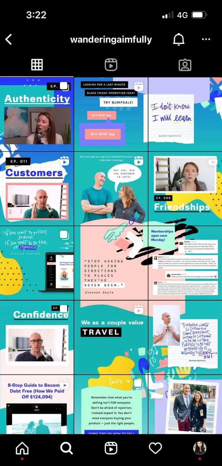 Instagram feed ideas