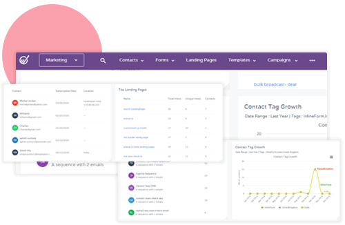 nurture leads in engagebay crm